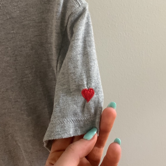 Suburban Riot Embroidered Heart Sleeve Tee - Picture 2 of 3